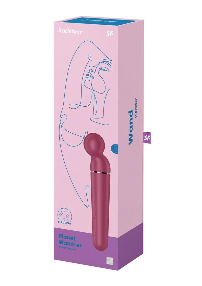Satisfyer Planet Wand-Er Rechargeable Silicone Body Massager - Image 10