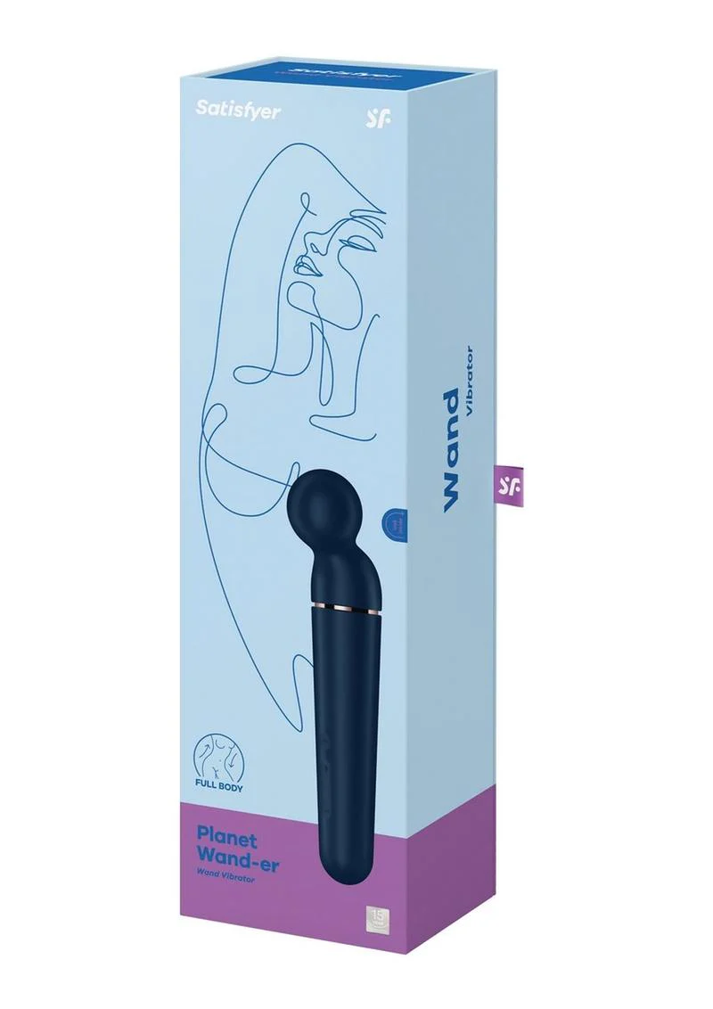 Satisfyer Planet Wand-Er Rechargeable Silicone Body Massager - Image 4