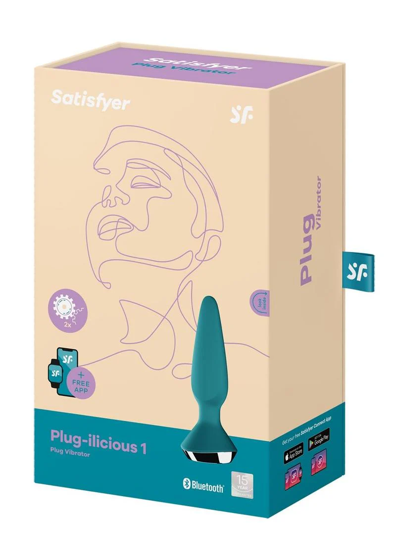 Satisfyer Plug-Ilicious 1 Silicone Vibrating Anal Plug - Image 3