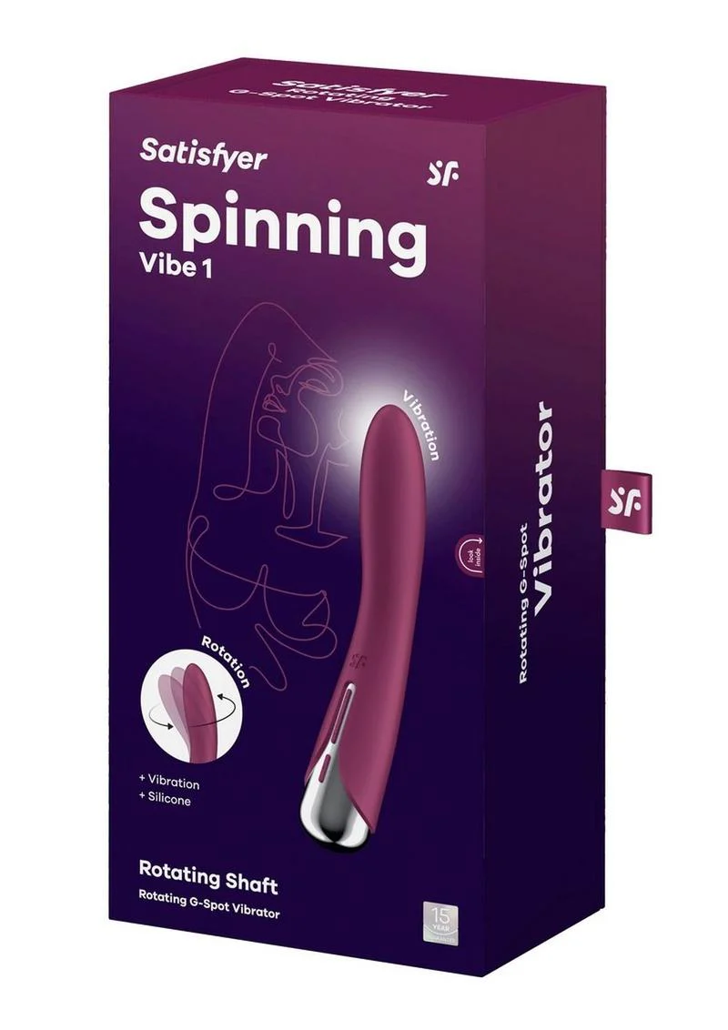 Satisfyer Spinning Vibe 1 Rechargeable Silicone Rotating G-Spot Vibrator - Image 4