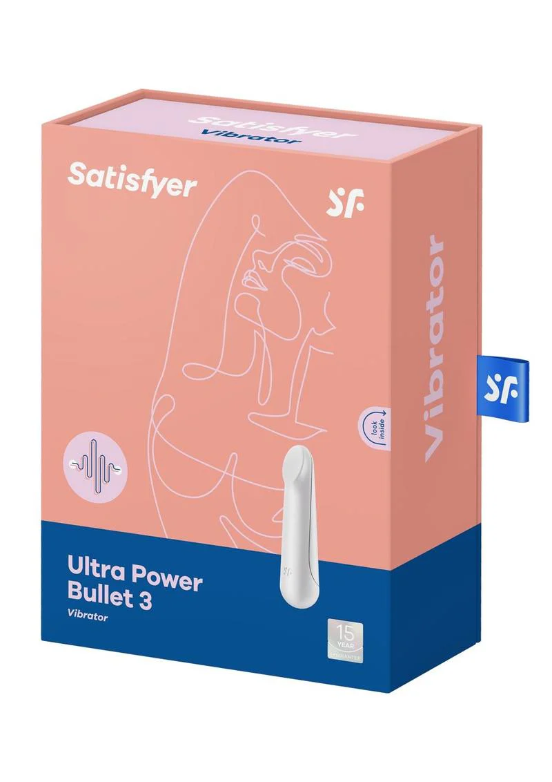 Satisfyer Ultra Power Bullet 3 Rechargeable Silicone Bullet Vibrator - Image 2