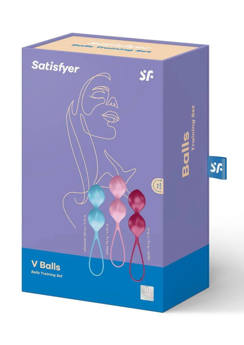 Satisfyer V Balls Set Of 3 Clitoral Stimulation - Image 2