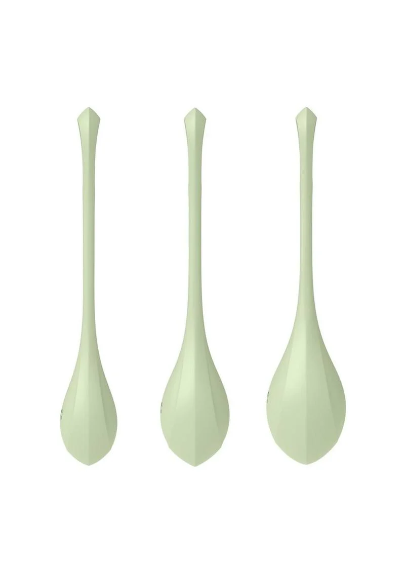 Satisfyer Yoni Power 2 Silicone Weighted Ben Wa Balls Set - Light - Image 3
