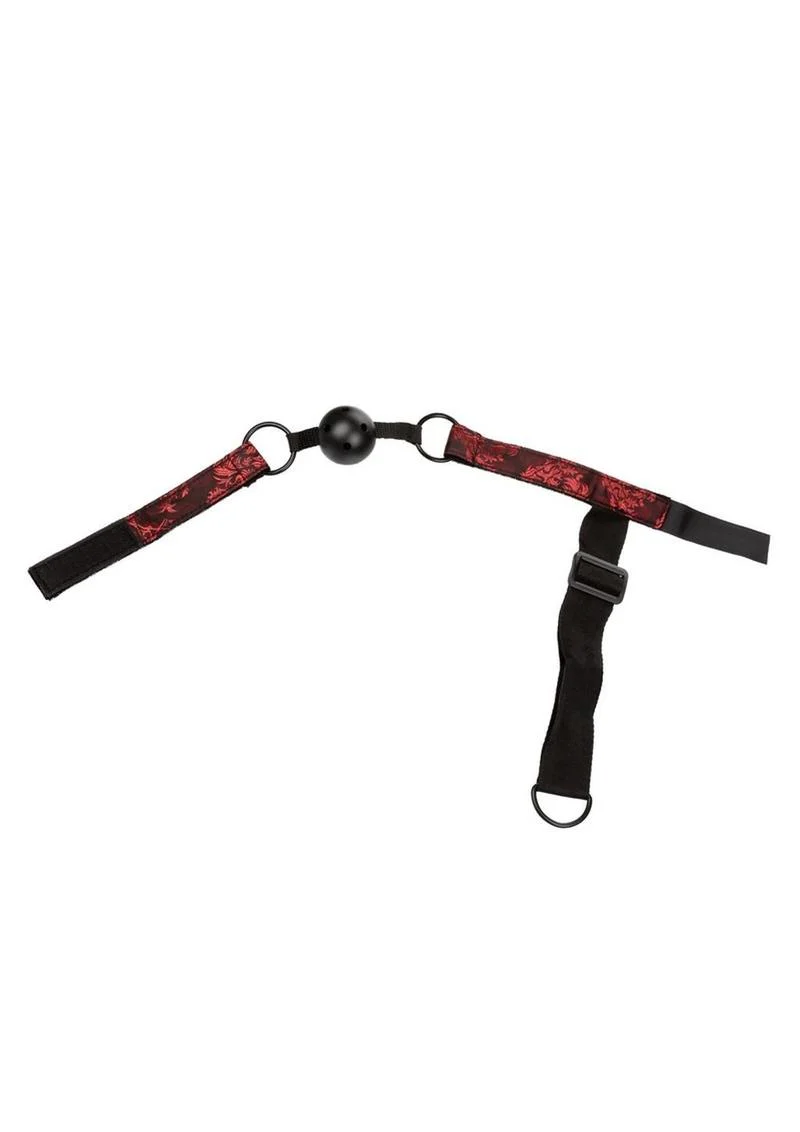 Scandal Breathable Ball Gag with Cuffs - Image 3