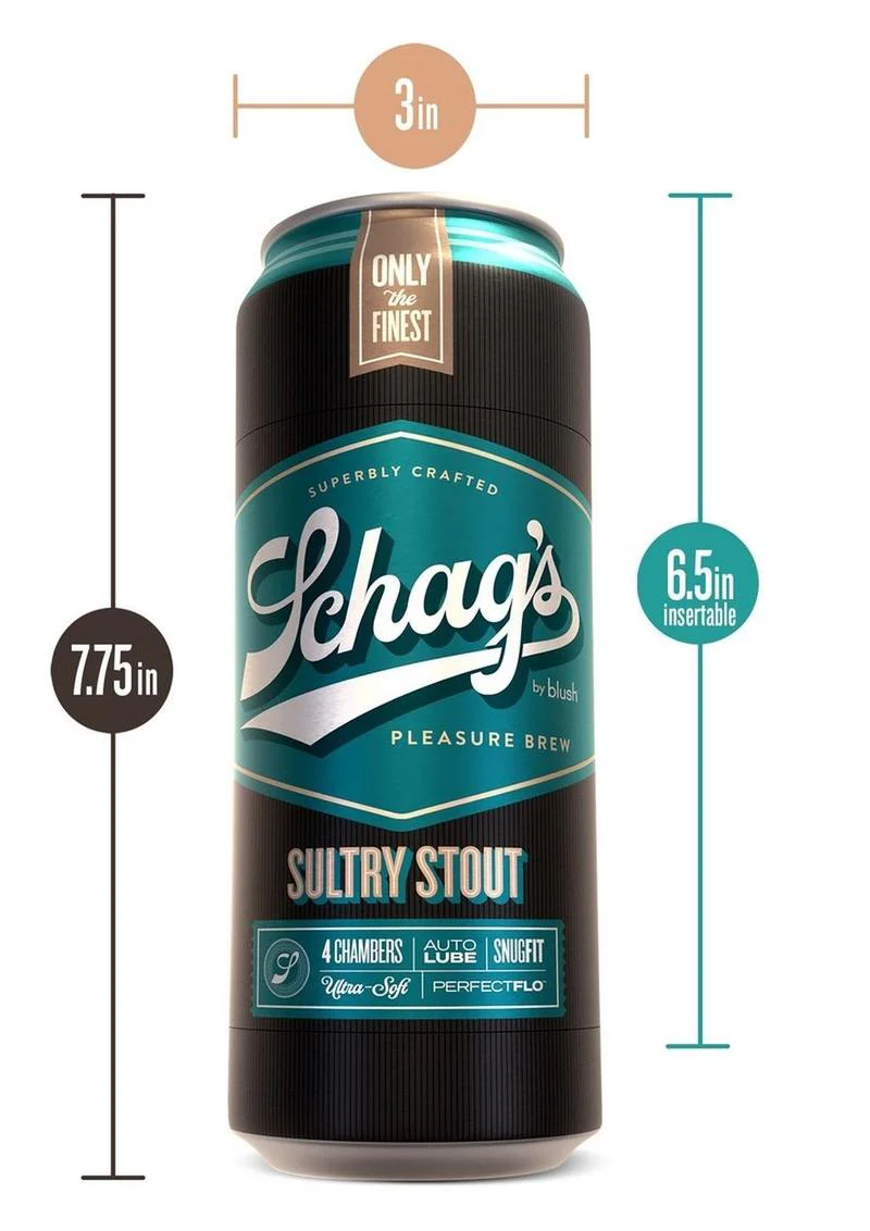 Schag's Sultry Stout Beer Can Stroker - Frosted - Image 3