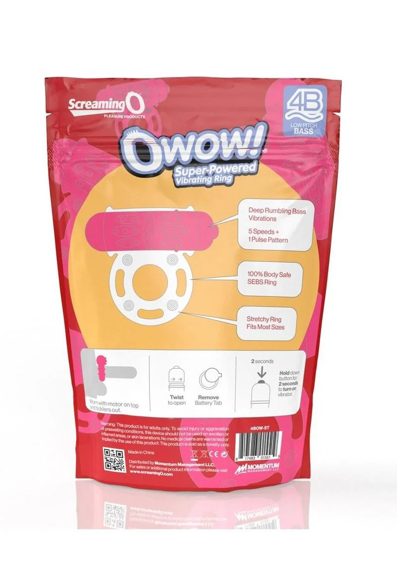 Screaming O 4b O Wow Vibrating Ring - Image 14