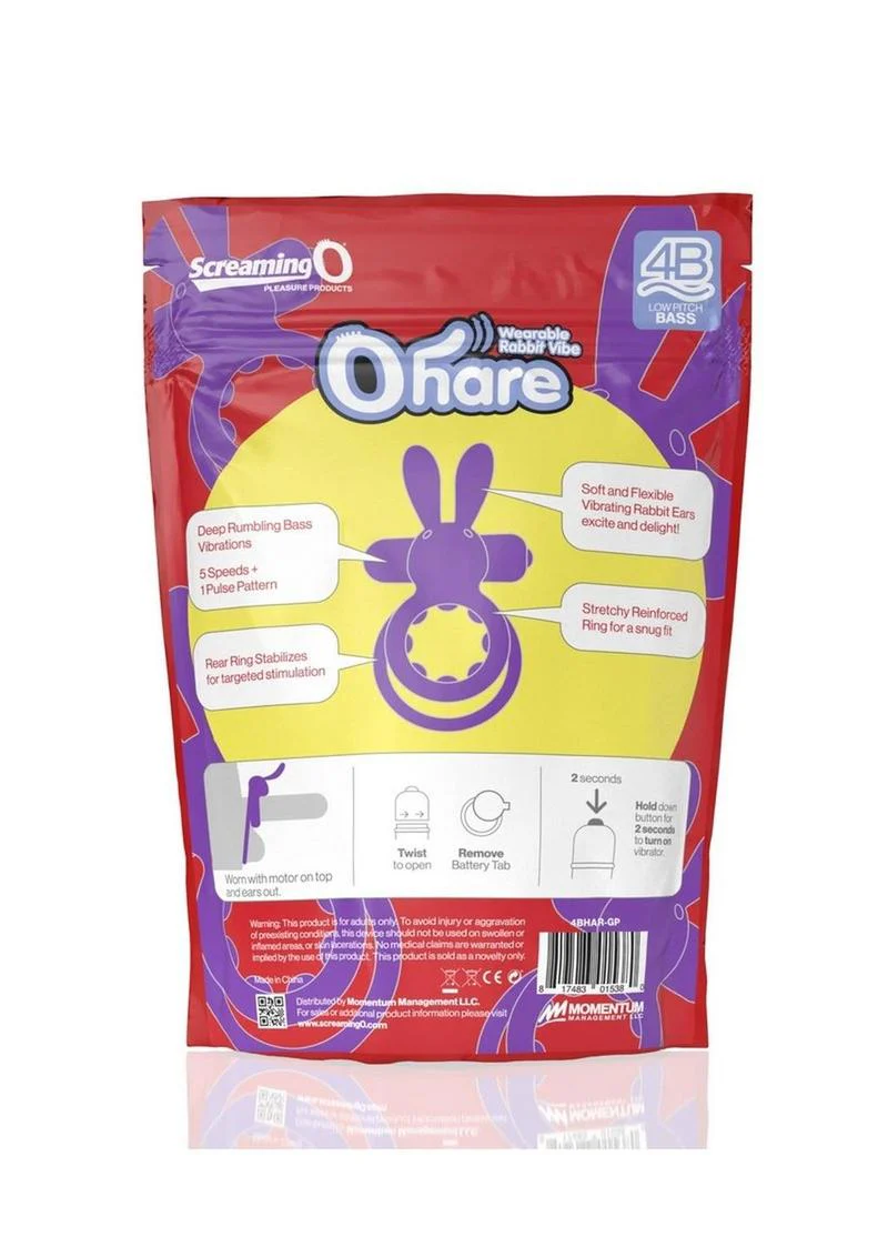 Screaming O 4b Ohare Vibrating Cock Ring - Image 13