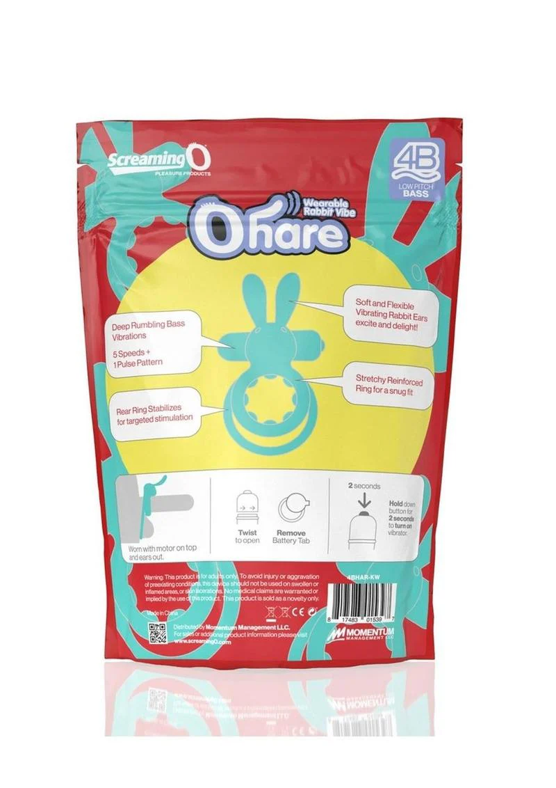 Screaming O 4b Ohare Vibrating Cock Ring - Image 16