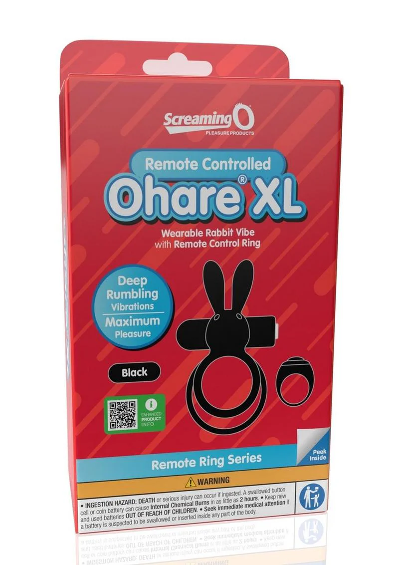 Screaming O Ohare XL Remote Control Rechargeable Silicone Vibrating Cock Ring - Image 10