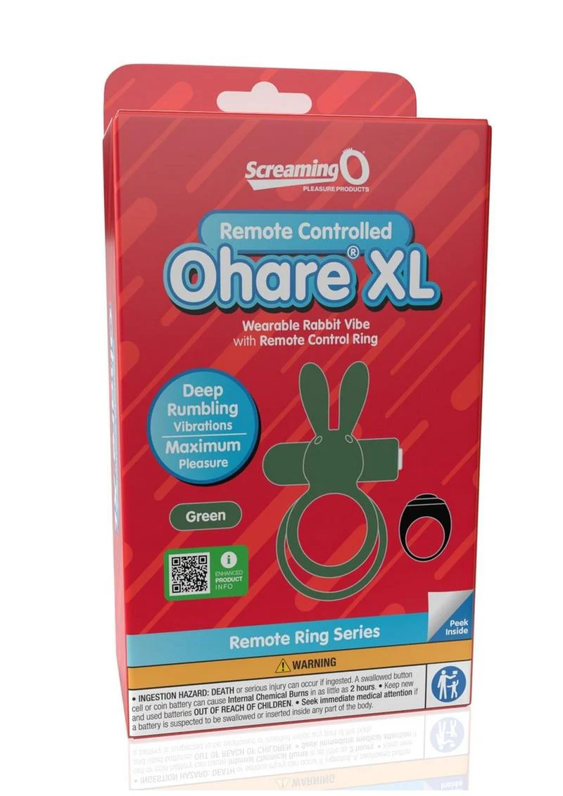 Screaming O Ohare XL Remote Control Rechargeable Silicone Vibrating Cock Ring - Image 4