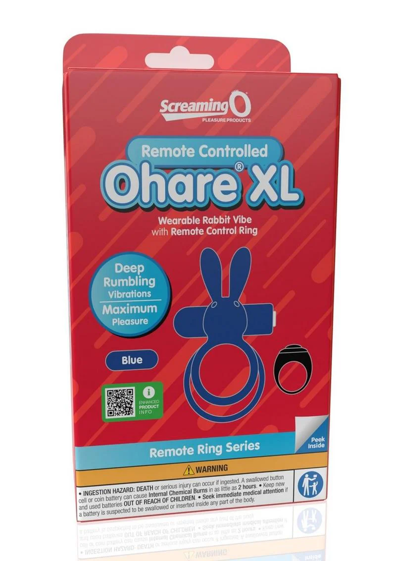 Screaming O Ohare XL Remote Control Rechargeable Silicone Vibrating Cock Ring - Image 7