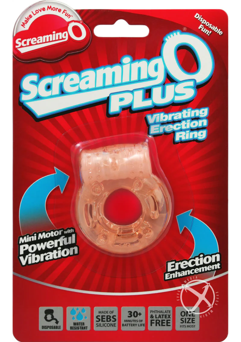 Screaming O Plus Silicone Cock Ring Waterproof - Image 2