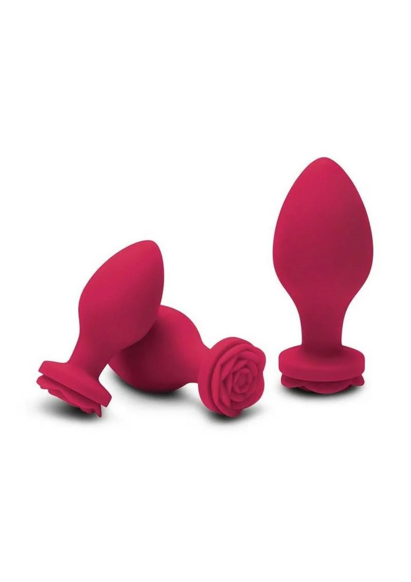 Secret Kisses Rosegasm Butt Bouquet Training Set Silicone Butt Plugs - Image 3