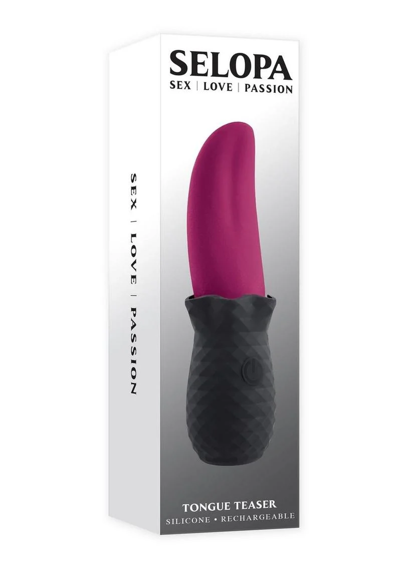 Selopas Tongue Teaser Rechargeable Silicone Clitoral Stimulator - Image 2