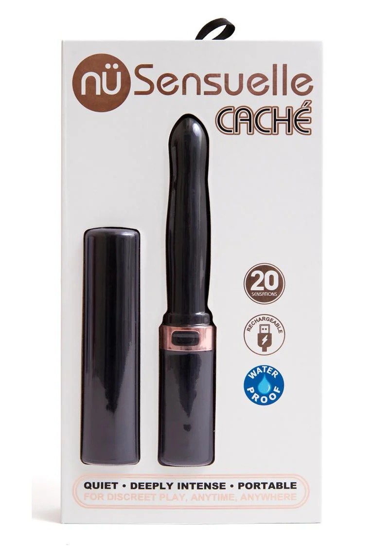 Sensuelle Cache 20 Function Silicone Rechargeable Covered Vibrator - Image 4