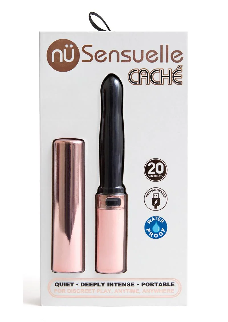 Sensuelle Cache 20 Function Silicone Rechargeable Covered Vibrator - Image 7
