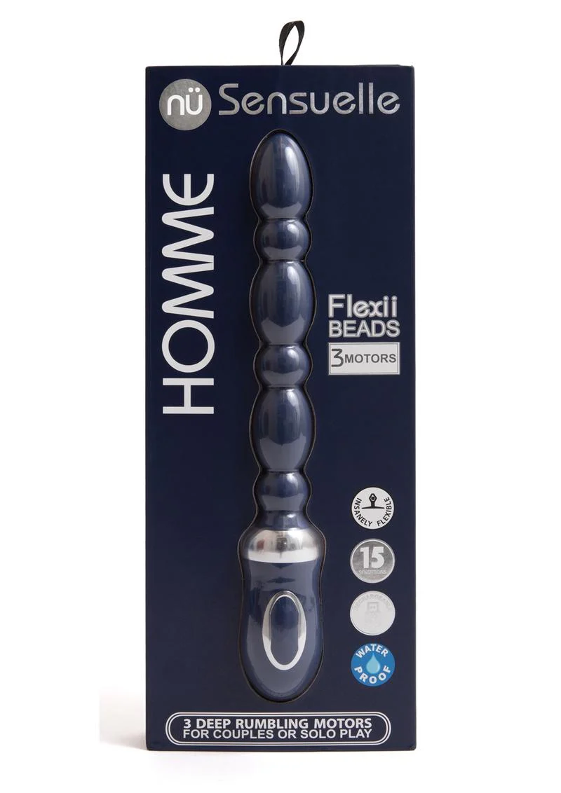 Sensuelle Homme Flexii Beads Silicone Rechargeable Probe - Image 2
