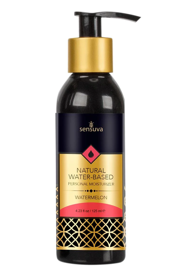 Sensuva Natural Water Based Watermelon Flavored Lubricant - Image 2