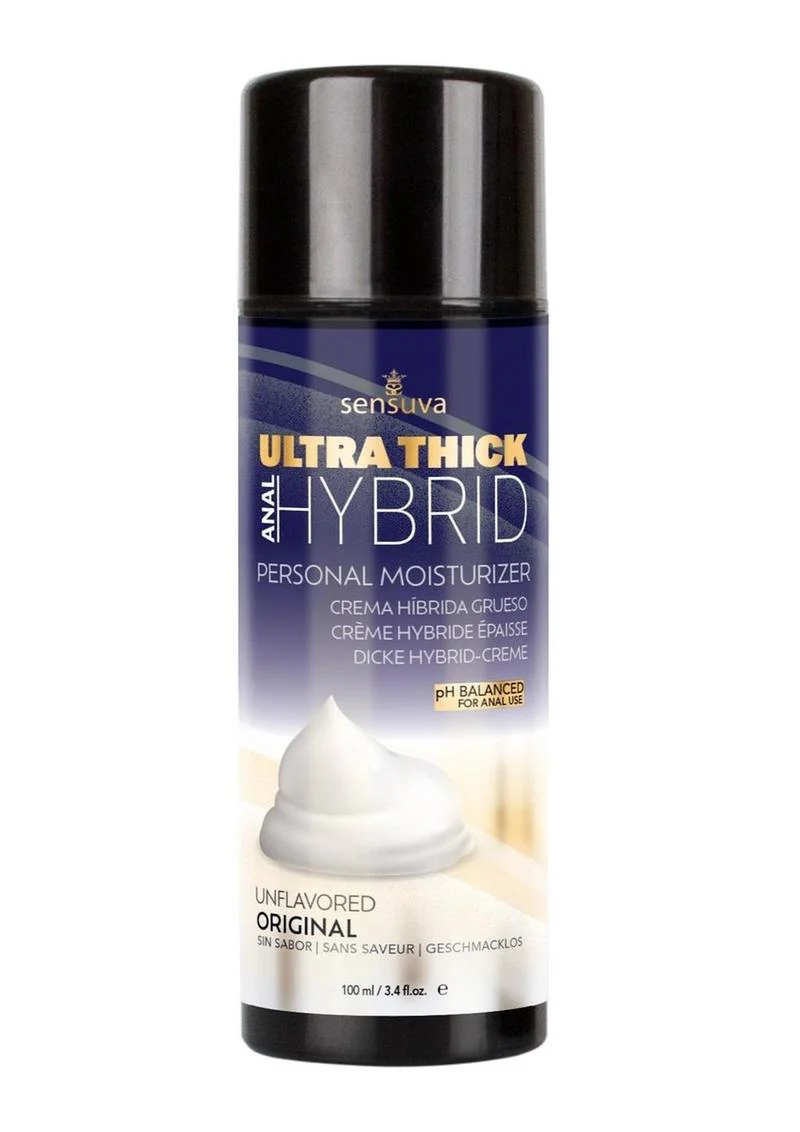 Sensuva Ultra-Thick Anal Hybrid Personal Moisturizer Lubricant High Ph Formula Original Unflavored - Image 5