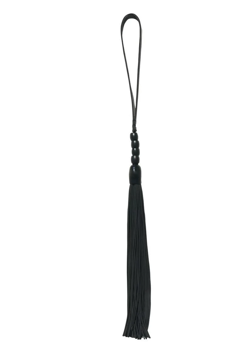 Sex and Mischief Beaded Flogger Noir Whip - Image 3