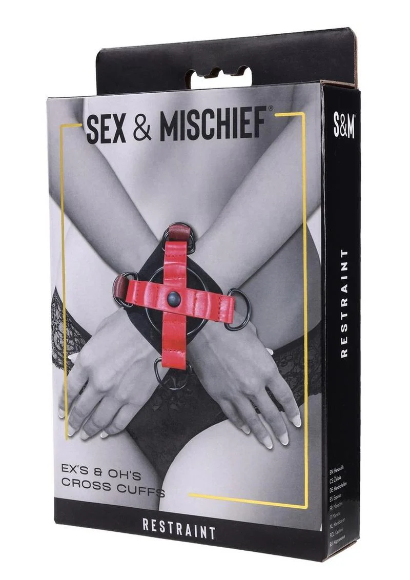 Sex and Mischief Ex's Andamp; Oh's Cross Cuffs - Image 2
