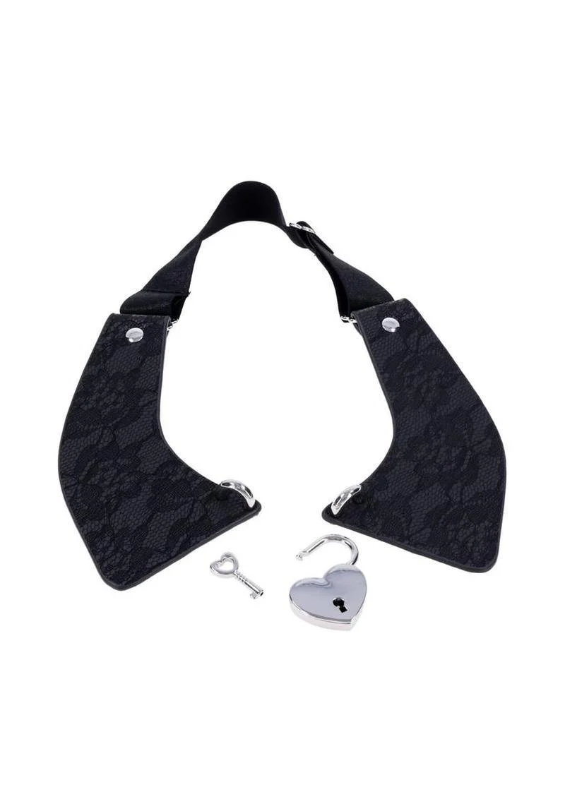 Sex and Mischief Heartbound Lace Day Collar - Image 3