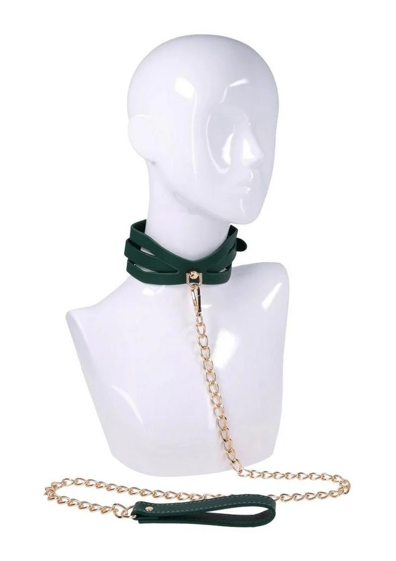 Sex and Mischief Indica Cutout Collar and Leash - Image 4