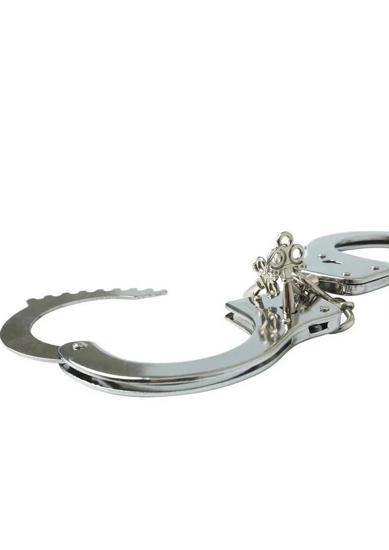 Sex and Mischief Metal Handcuffs - Image 4