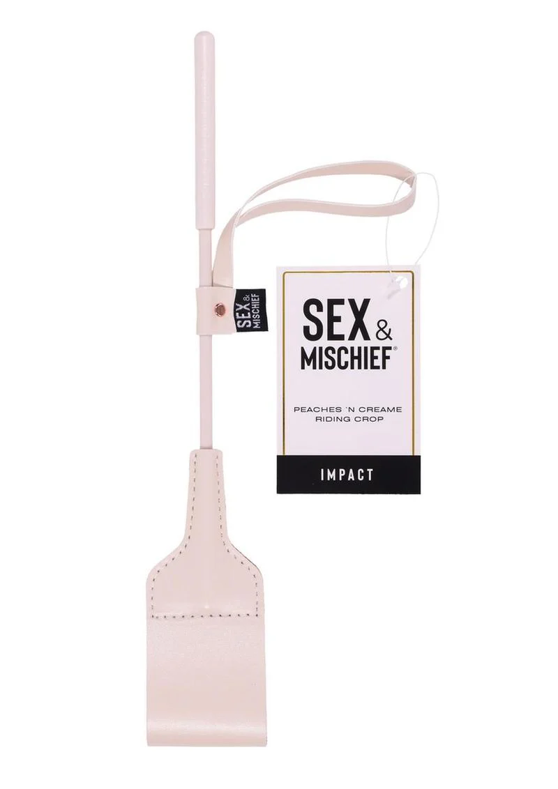 Sex and Mischief Peaches N Creame Riding Crop - Image 2
