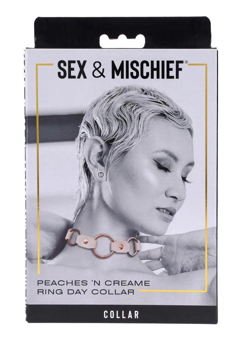 Sex and Mischief Peaches 'N Creame Ring Day Collar - Image 2