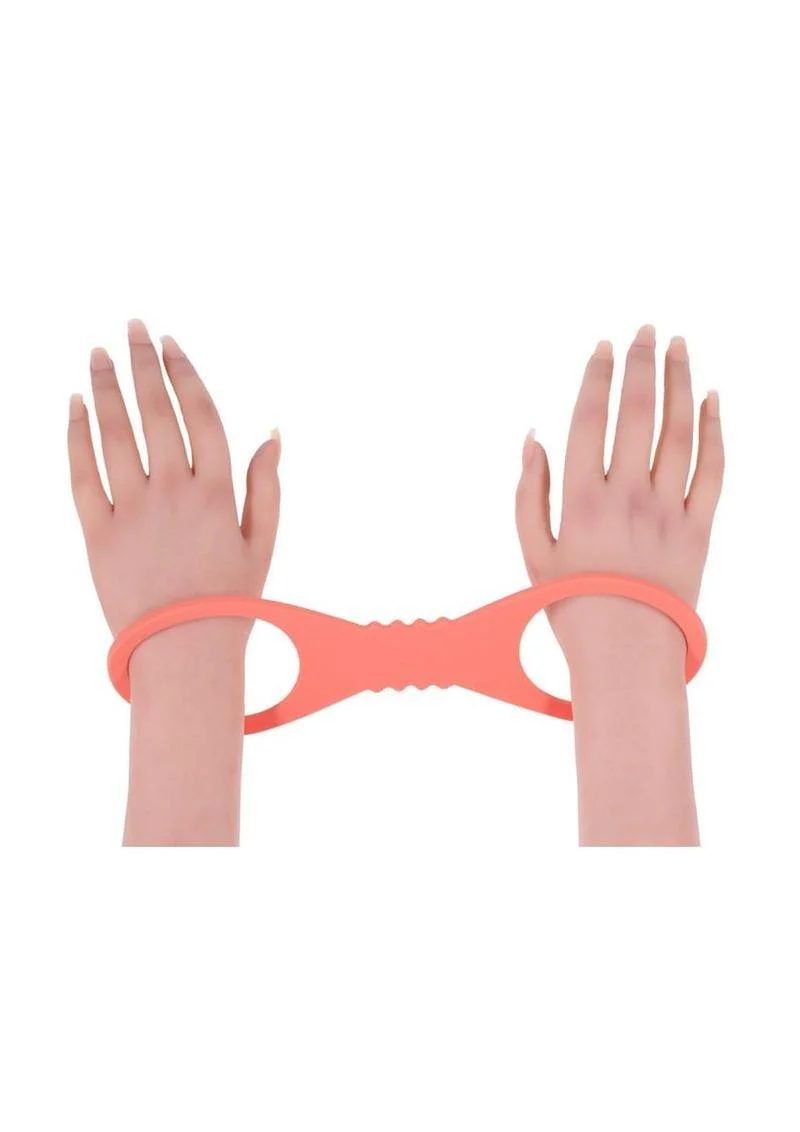Sex and Mischief Peaches N Creame Silicone Cuffs - Image 5