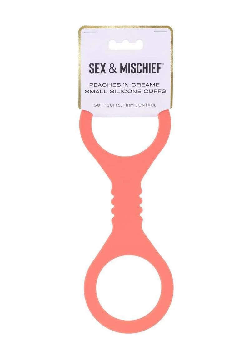 Sex and Mischief Peaches N Creame Silicone Cuffs - Image 6