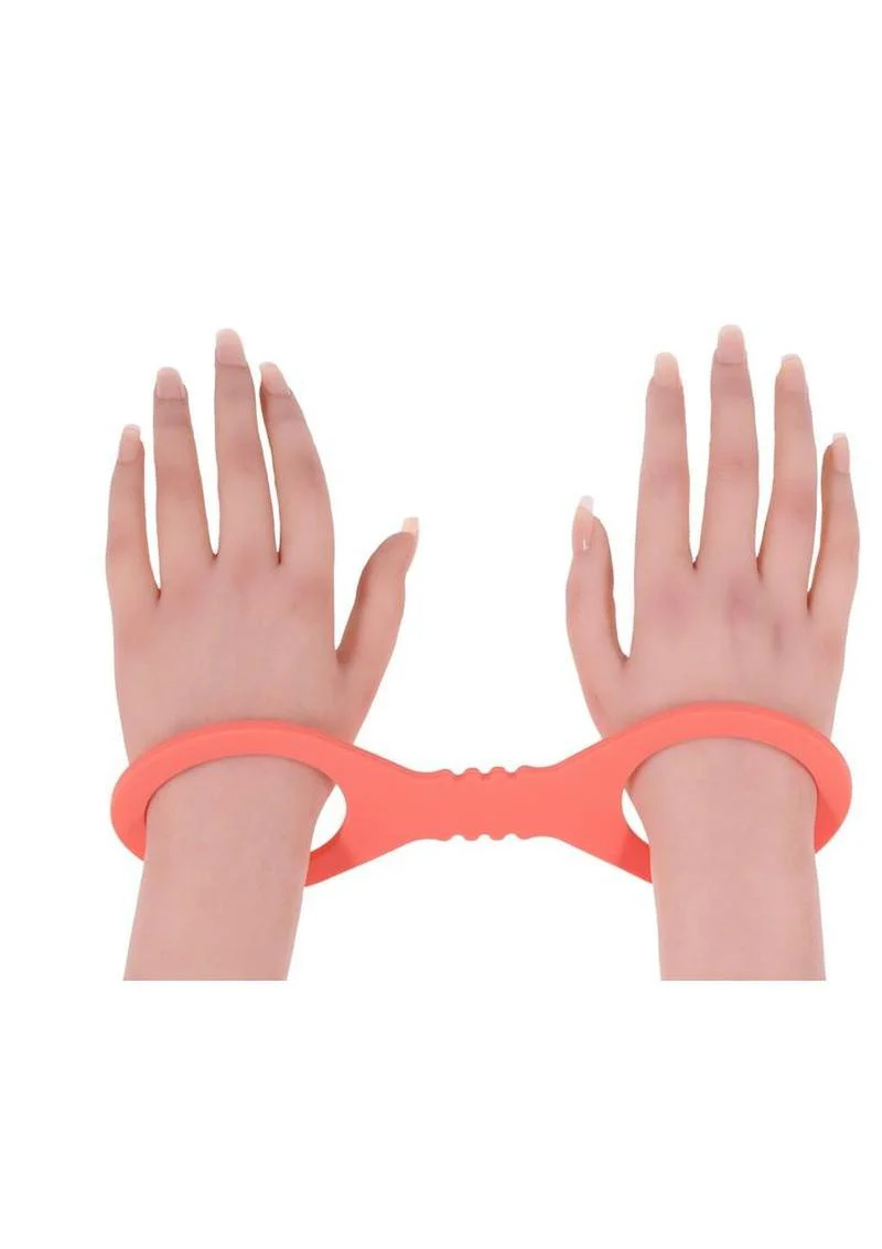 Sex and Mischief Peaches N Creame Silicone Cuffs - Image 7