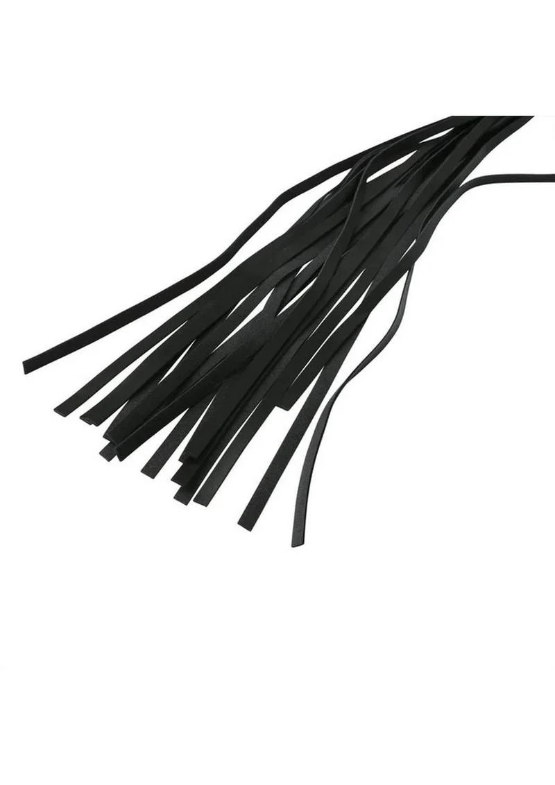 Sex and Mischief Red and Black Stripe Flogger - Image 4