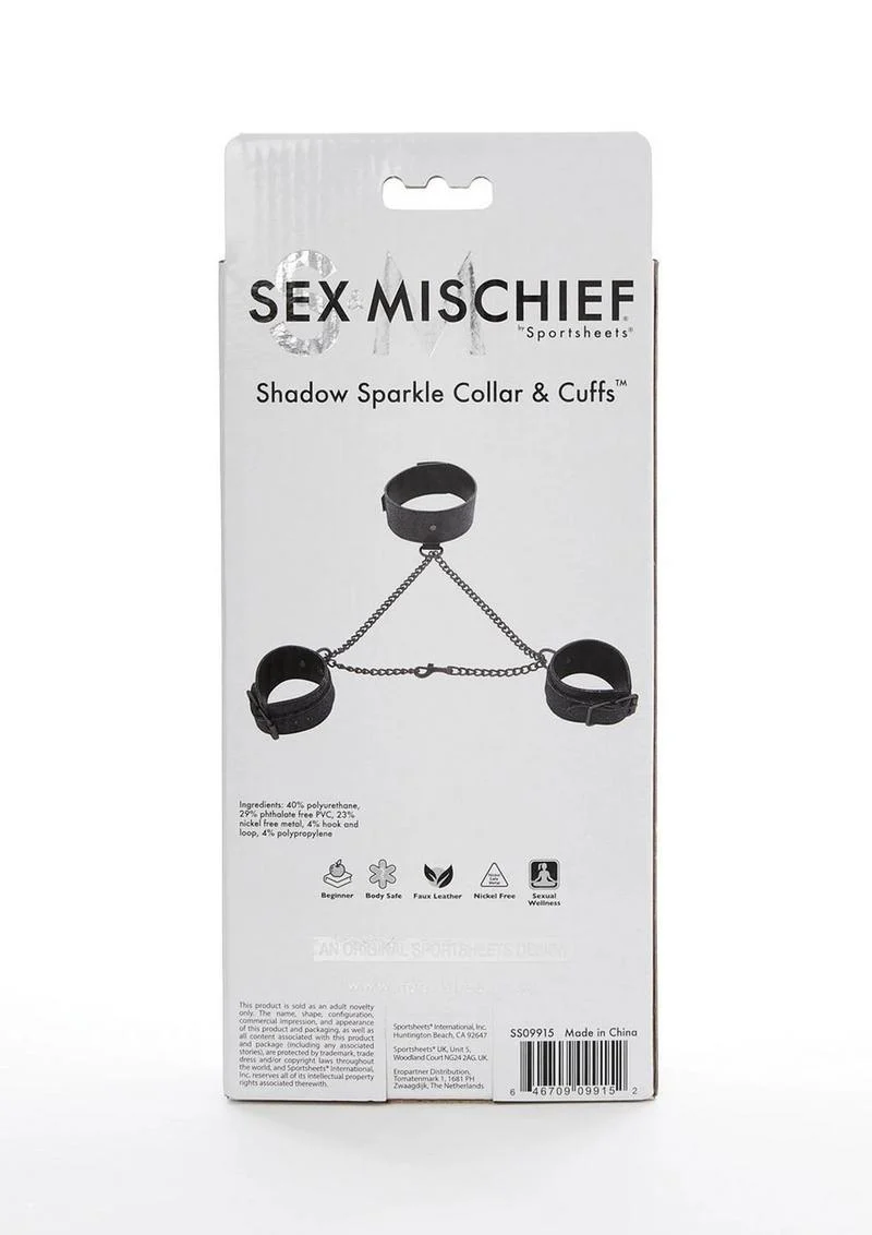 Sex and Mischief Shadow Sparkle Collar and Cuff - Image 4