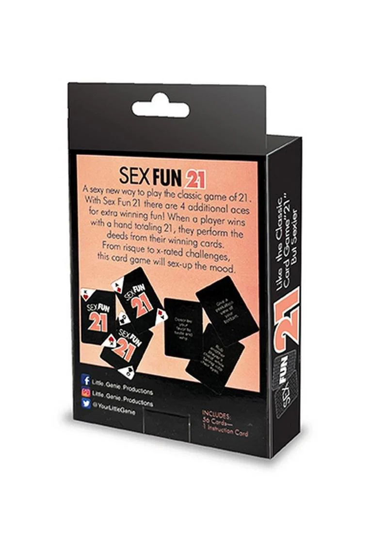 Sex Fun 21 Card Game - Image 3