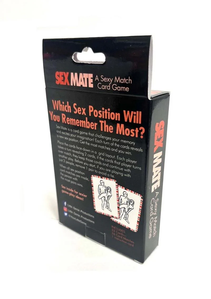 Sex Mate A Sexy Match Card Game - Image 3