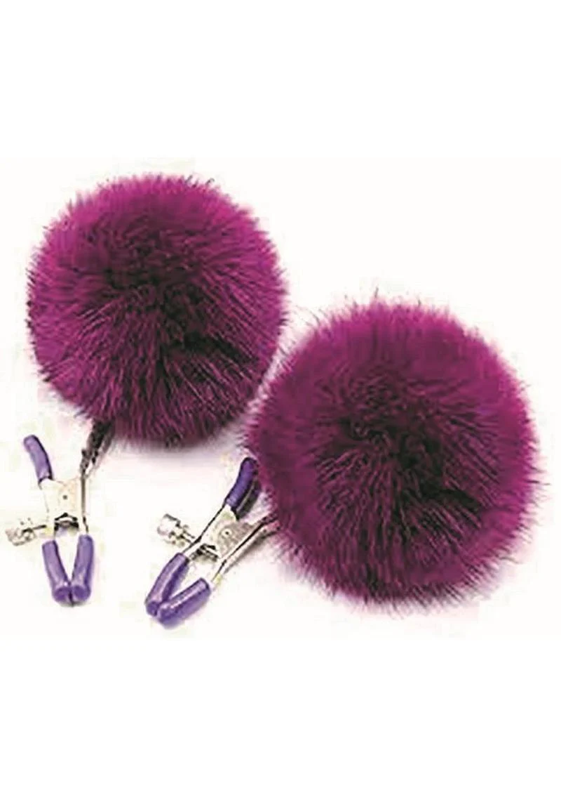 Sexy AF Nipple Clamps Puff Balls - Image 2