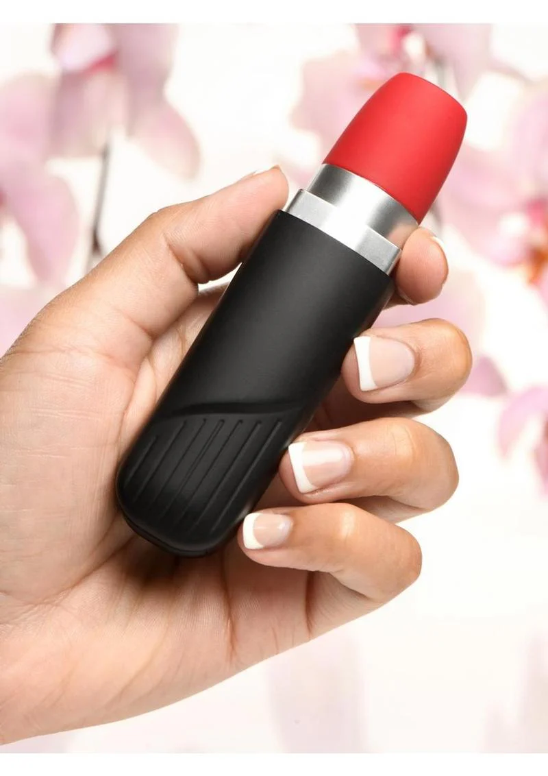 Shegasm Pocket Pucker Silicone Rechargeable Lipstick Clitoral Stimulator - Image 4