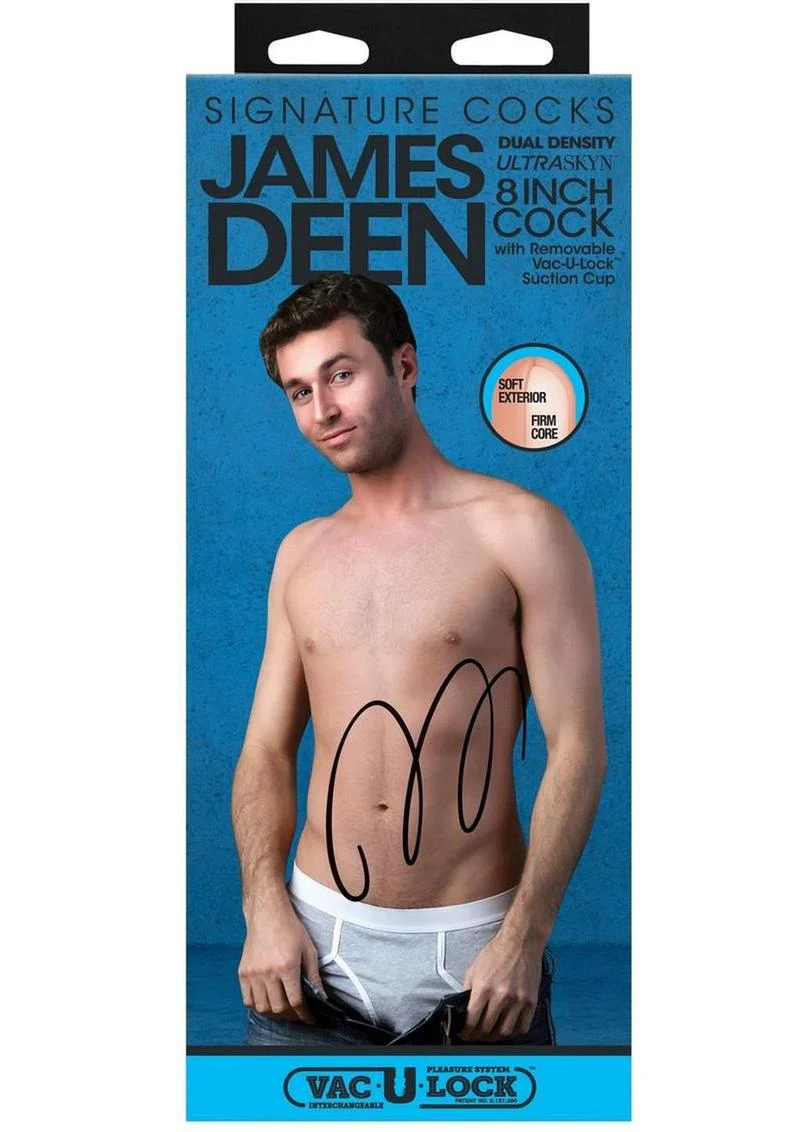 Signature Cocks Ultraskyn James Deen Dildo with Removable Suction Cup - Image 2