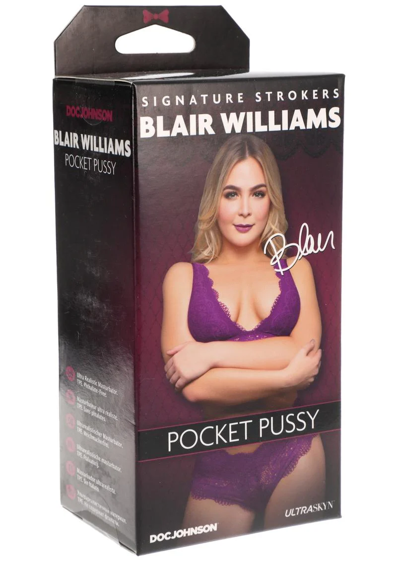 Signature Strokers Blair Williams Ultraskyn Pocket Masturbator - Pussy - Image 2