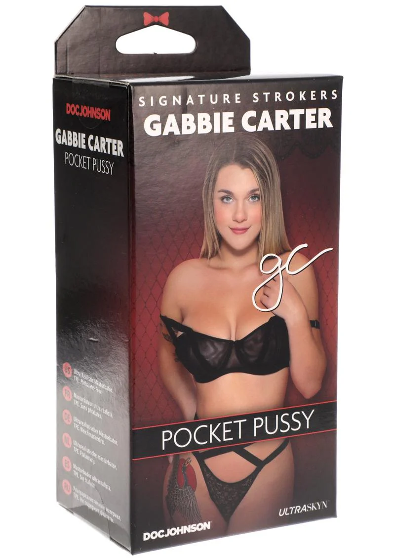 Signature Strokers Gabbie Carter Ultraskyn Pocket Masturbator - Pussy - Image 2