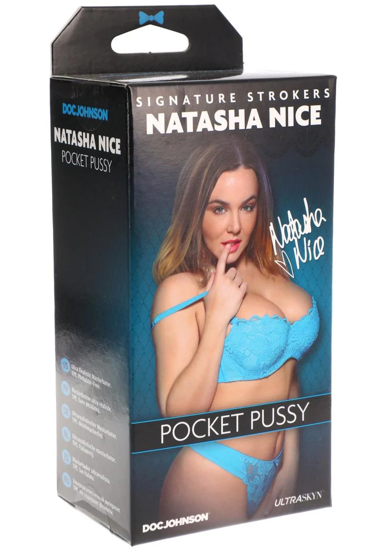 Signature Strokers Natasha Nice Ultraskyn Pocket Masturbator - Pussy - Image 2