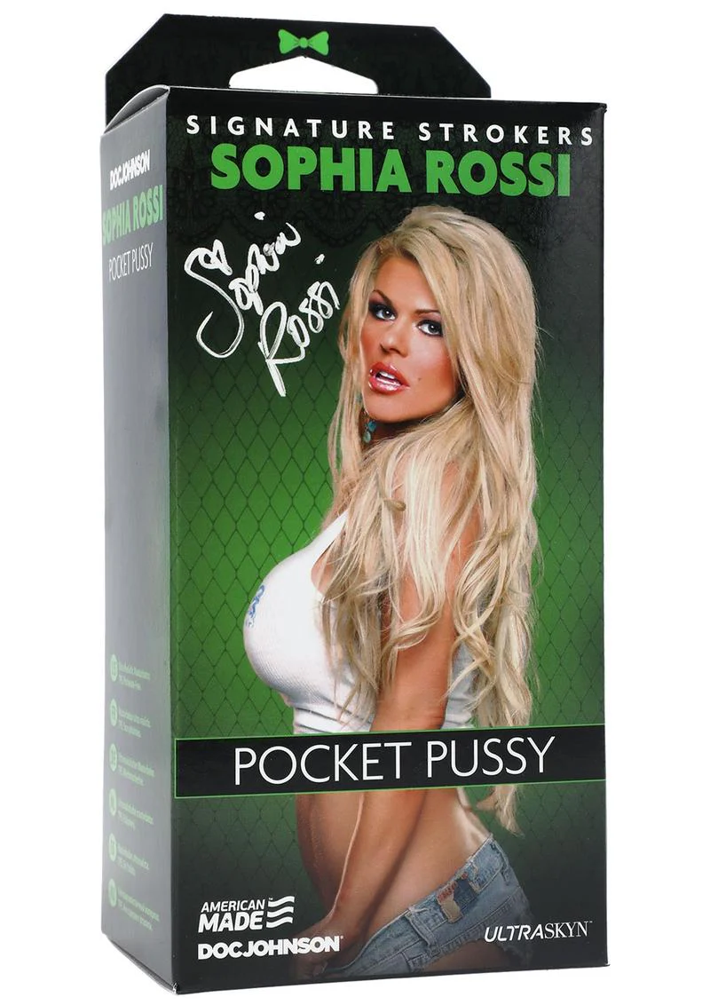 Signature Strokers Sophia Rossi Ultraskyn Pocket Masturbator - Pussy - Image 2