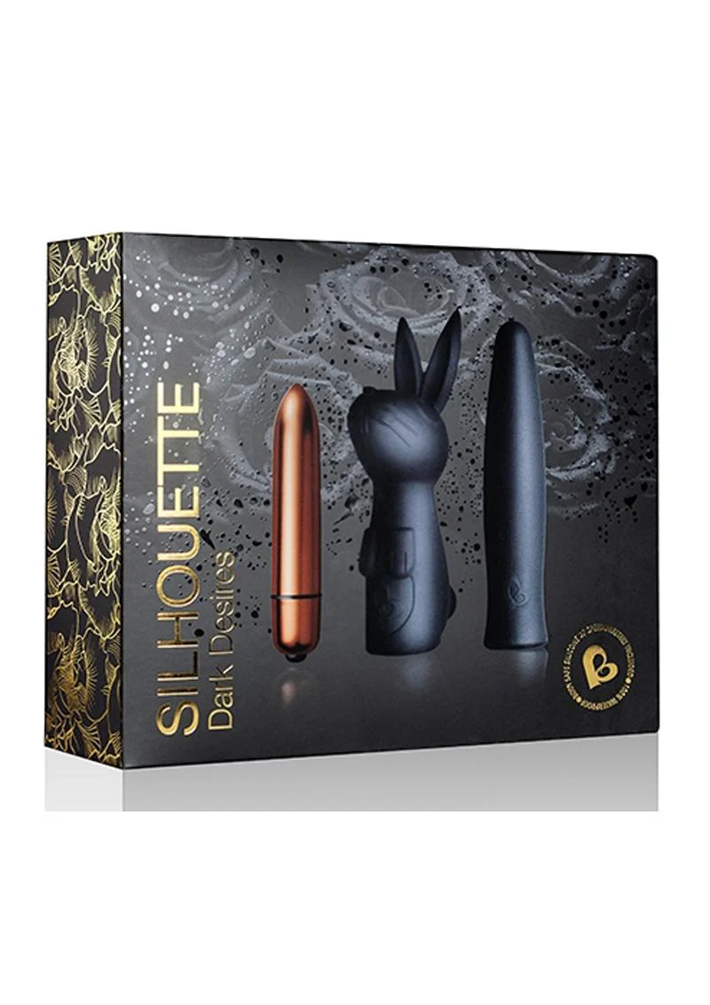 Silhouette Dark Desires Kit Silicone Sleeves and Bullet Vibrator - Image 2