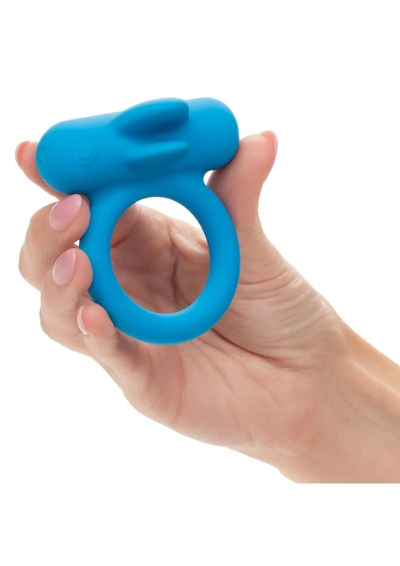 Silicone Rechargeable Double Trouble Cock Ring - Image 4