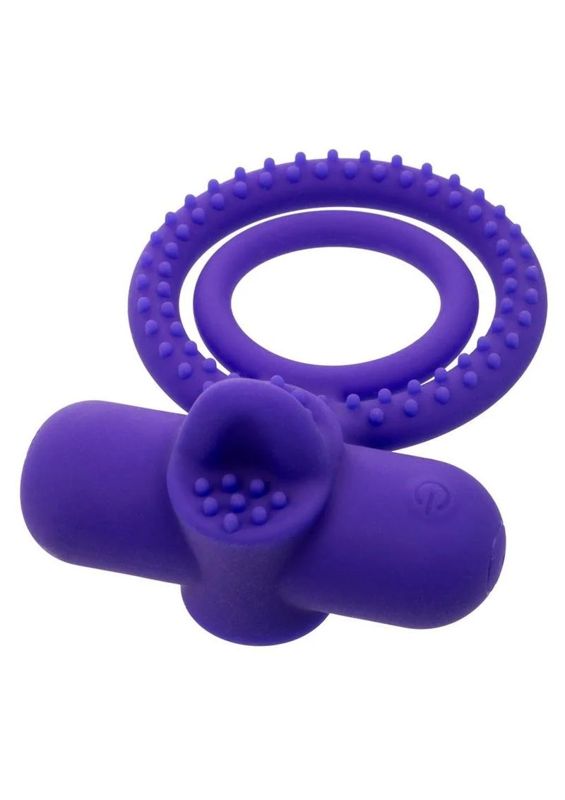 Silicone Rechargeable Dual Climaxer Cock Ring - Image 3