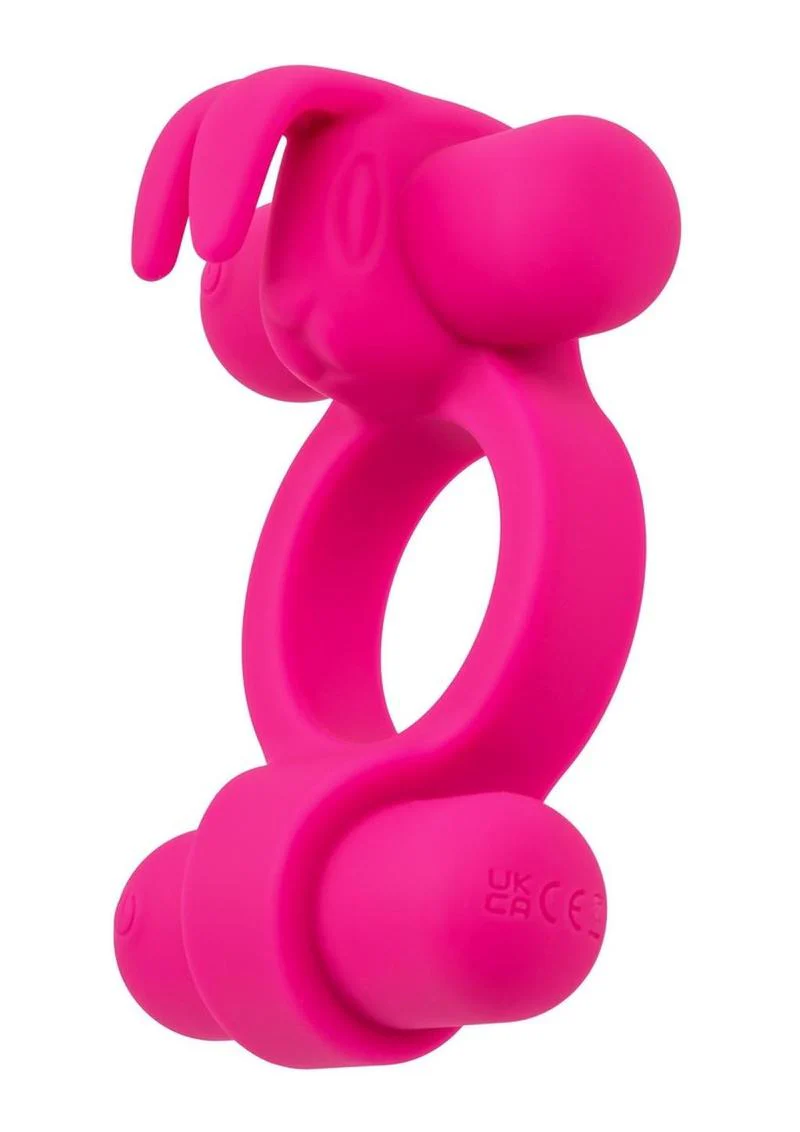 Silicone Rechargeable Rockin' Rabbit Cock Ring - Image 3