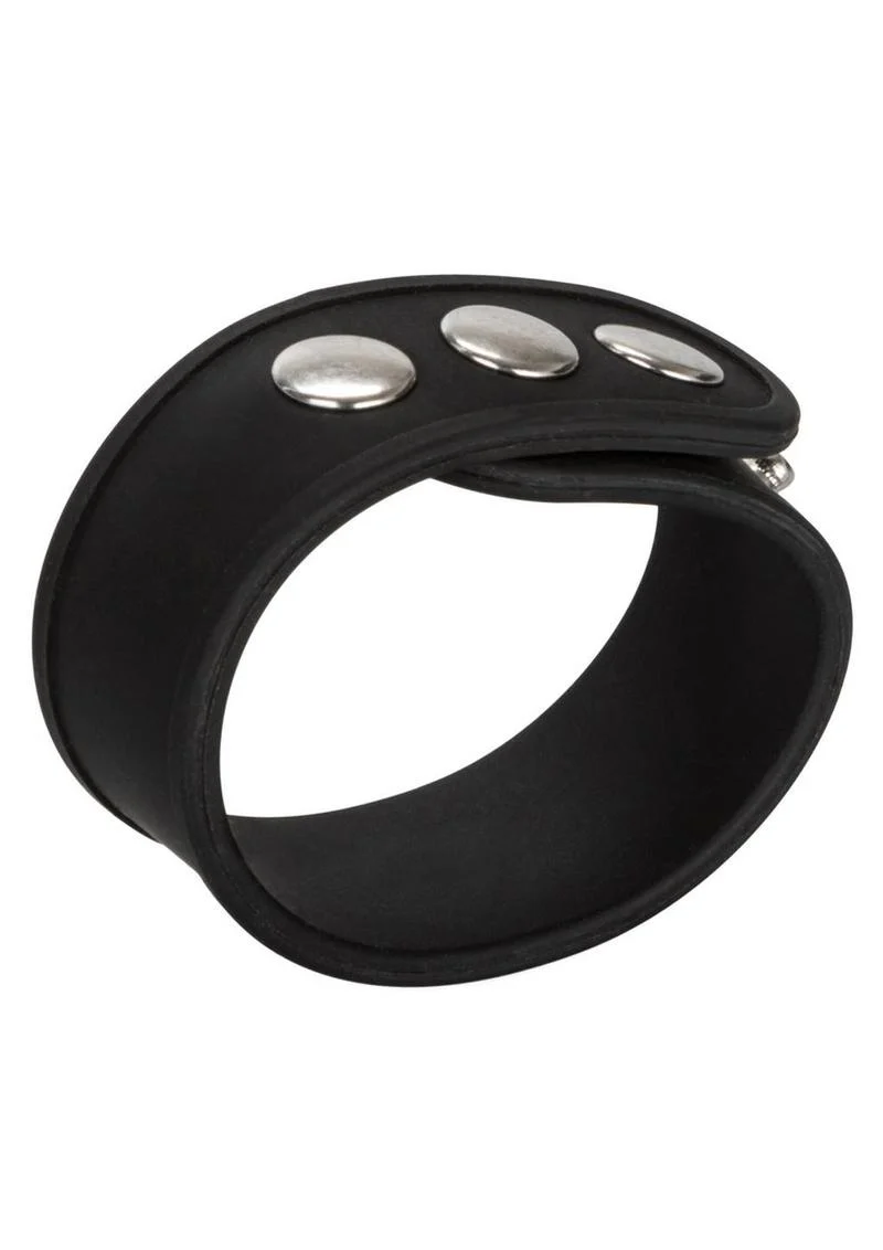 Silicone Tri-Snap Erection Cock Ring - Image 3