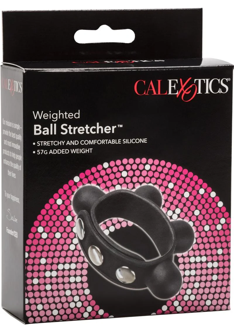 Silicone Weighted Ball Stretcher Cock Ring - Image 2